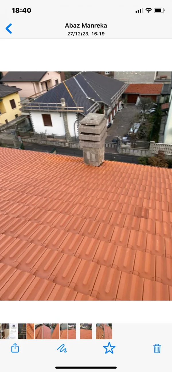 Ristrutturazione tetto abitazione.